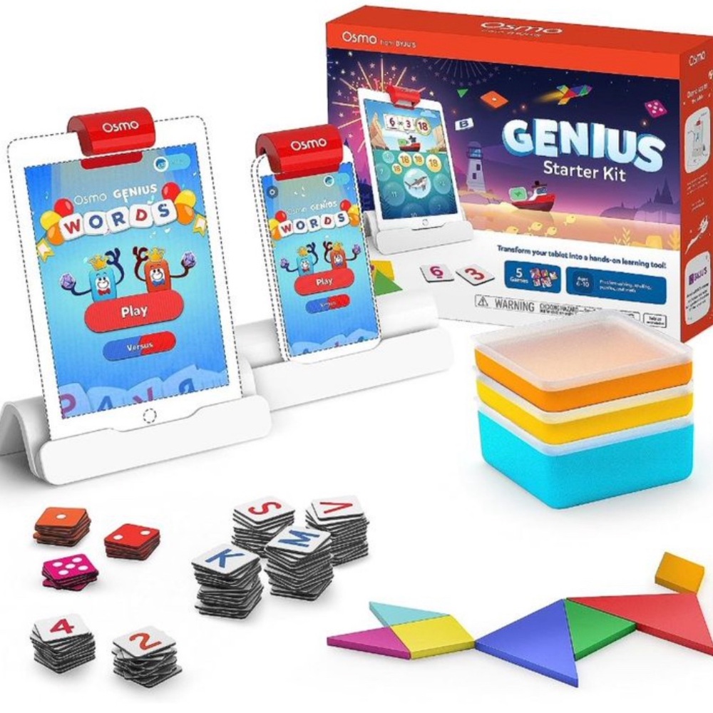 OSMO Genius Starter Kit,  for iPad & iPhone | 5 Educational Learning Games